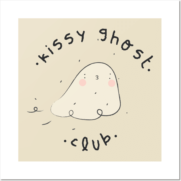 kissy ghost club Wall Art by SoyVi